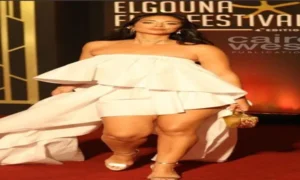 صورة للفنانة بسنت شوقي من مهرجان الجونة السابق