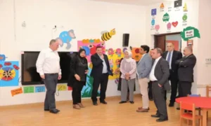وفد هيئة كامبريدج للامتحانات، أثناء زيارته لمدرسة النيل المصرية الدولية بالشروق