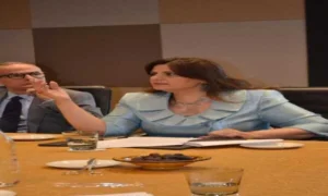 وزيرة الهجرة تتحدث مع المستثمرين المصريين في الإمارات