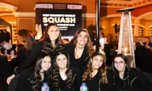 بطلات مصر والعالم في الإسكواش