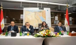 وزيرة الهجرة تتحدث مع رموز الجالية المصرية بالسعودية