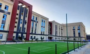 تصوير لمباني جامعة المنصورة الجديدة