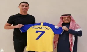 كريستيانو رونالدو في ناي النصر السعودي رسمياً