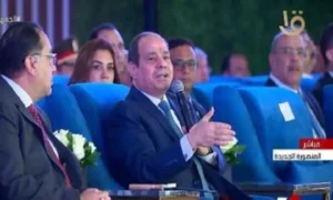 الرئيس عبدالفتاح السيسي في المنصورة الجديدة