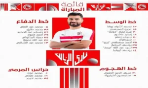 قائمة الزمالك لمواجهة أسوان