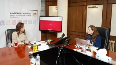صور من اجتماع وزيرة التخطيط والتنمية الإقتصادية