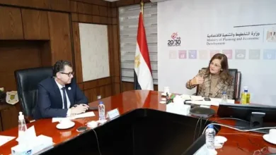 وزيرة التخطيط تبحث مع السفير محمد نصر الخطوات المستقبلية لمبادرات الوزارة في COP27