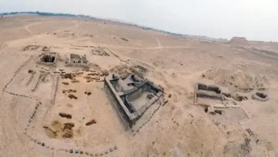 كشف أثري جديد بالفيوم