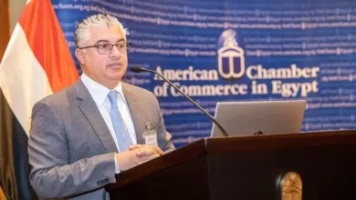 رئيس الهيئة العامة للمنطقة الاقتصادية لقناة السويس أثناء كلمته في الجلسة نقاشية