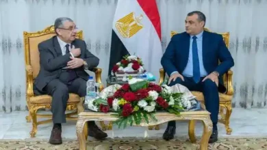 وزيرا الإنتاج الحربي والكهربي خلال لقاء اليوم