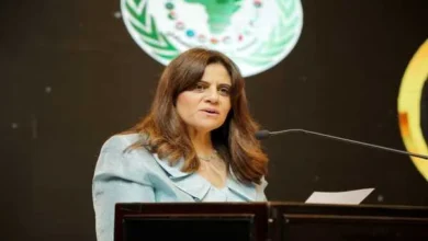 وزيرة الهجرة خلال كلمتها بالمؤتمر الدولي لصناع التنمية والسلام ٢٠٢٢