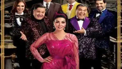 سمية الخشاب وأبطال مسرحية "كازينو بديعة"