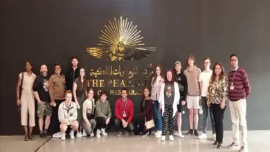 فريق ديزني أون آيس يزور المتحف القومي للحضارة المصرية