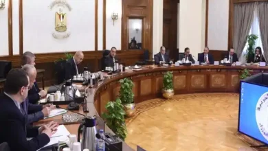 رئيس الوزراء خلال اجتماع اليوم