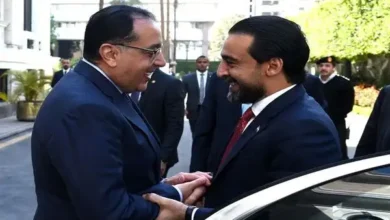 مدبولي يلتقي رئيس مجلس النواب العراقي والوفد المرافق له