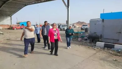 وزيرة البيئة تتفقد مصنع تدوير المخلفات بمنطقة الخناصير في شرم الشيخ