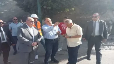 محافظ القاهرة يتفقد أعمال الإزالة الجارية بمنطقة عرب اليسار