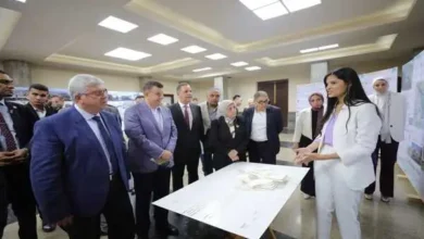وزير التعليم العالي يتفقد استوديو التصميم الدولي بكلية هندسة عين شمس