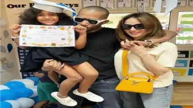 محمد رمضان يحتفل بنجاح أبنائه "كنزى وعلى"