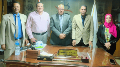 جانب من تنصيب الجميلي أحمد مساعدا لرئيس الحزب