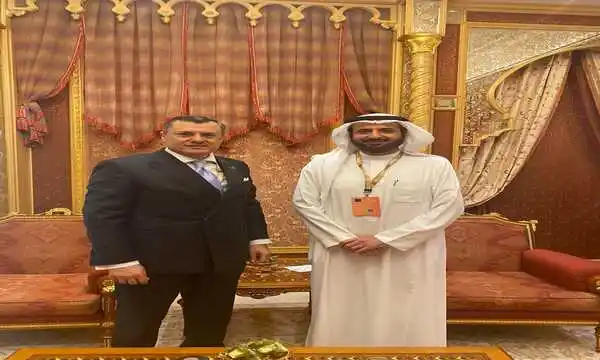 وزير السياحة والآثار المصري مع وزير الحج والعمرة السعودي