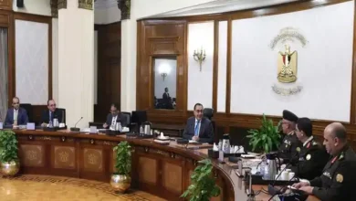 رئيس الوزراء يتابع أثناء الإجتماع