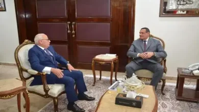 وزير التنمية المحلية مع محافظ بورسعيد