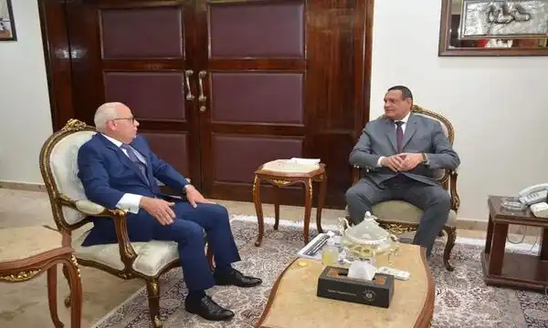 وزير التنمية المحلية مع محافظ بورسعيد