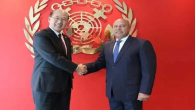 الفريق مهندس كامل الوزير وزير النقل في لندن