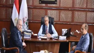 وزير القوي العاملة يلتقي وفد الاتحاد المصري لمقاولي التشييد والبناء