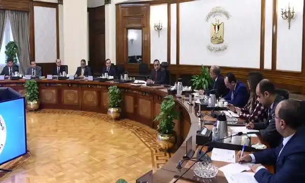 رئيس الوزراء الدكتور مصطفي مدبولي أثناء الإجتماع