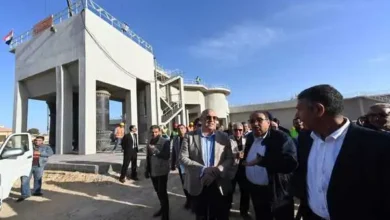 وزير الإسكان يتفقد محطة مشروع صرف صحى أبوتلات بالإسكندرية