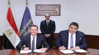وزير الإتصالات يشهد توقيع الإتفاقية بين مصر واليونان