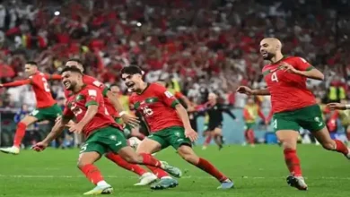 النصيري يحتفل بتوقيعه في شباك البرتغال