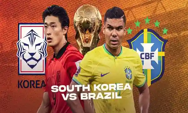 الليلة .. البرازيل وكوريا الجنوبية في مواجهة نارية