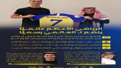 كريستيانو رونالدو في ناي النصر السعودي رسمياً حتي 2025