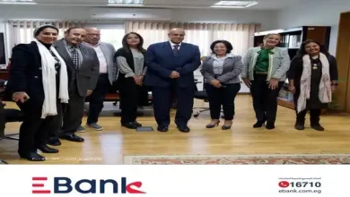 فريق من البنك المصري لتنمية الصادرات Ebank، يزور جامعة النيل الأهلية