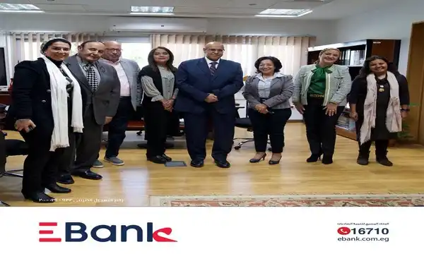 فريق من البنك المصري لتنمية الصادرات Ebank، يزور جامعة النيل الأهلية