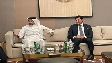 وزير الشباب المصري ونظيره القطري
