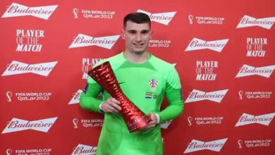 دومينيك ليفاكوفيتش حارس مرمى كرواتيا رجل المباراة أمام البرازيل