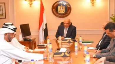 وزير قطاع الأعمال العام يستقبل الرئيس التنفيذي لـشركة "الإمارات العالمية للألمنيوم"