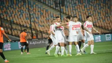 الزمالك يفوز علي البنك الأهلي برأسية الونش في الدوري المصري الممتاز