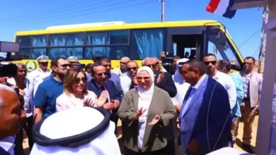 القباج تفتتح مشروع محطة تحلية قبر عمير بمركز الشيخ زويد وبئر مياه تجمع أبو مغيض