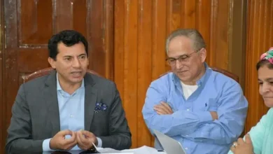 وزير الشباب والرياضة يجتمع مع اللجنة البارالمبية المصرية باستاد القاهرة