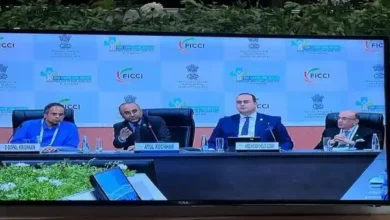 السبكي يترأس الجلسة الرئيسية بالمؤتمر الدولي لتطوير الرعاية الصحية بالهند (AHCI) 2023