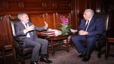 وزير الزراعة والسفير الإيطالي بالقاهرة يبحثان سبل تعزيز الاستثمارات الزراعية الإيطالية في مصر
