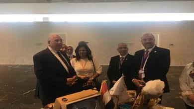 القصير يتفقد جناح الزراعة على هامش الاجتماعات السنوية لمجموعة البنك الأفريقى للتنمية بشرم الشيخ